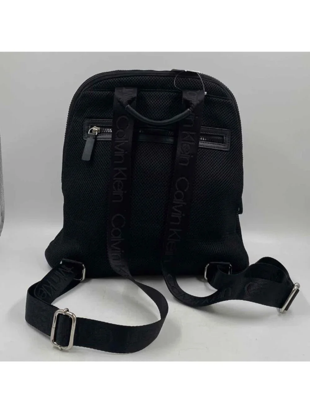 Calvin Klein Women's Black textured Backpack